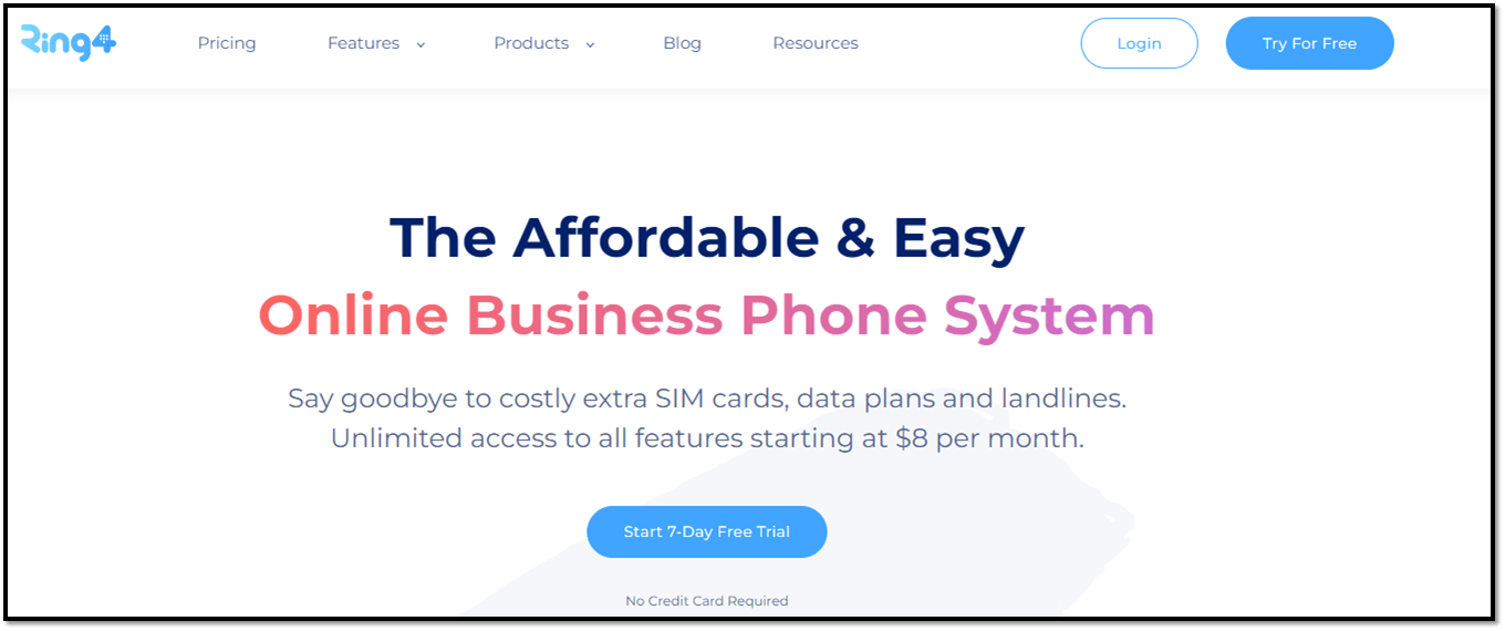 Ring4 Phone systems for small business