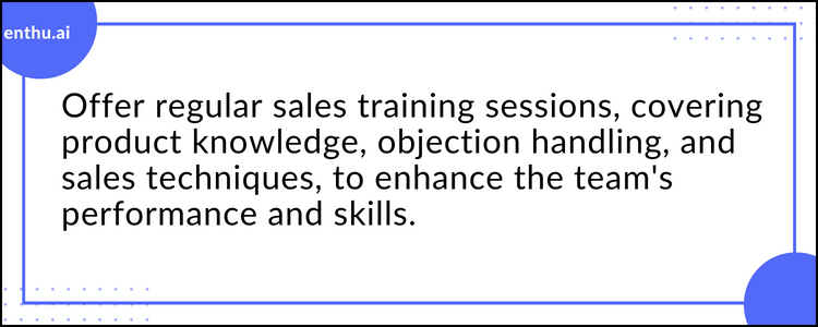 Provide training