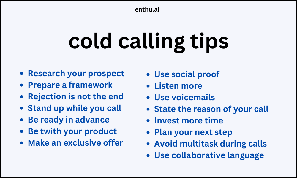 cold calling tips