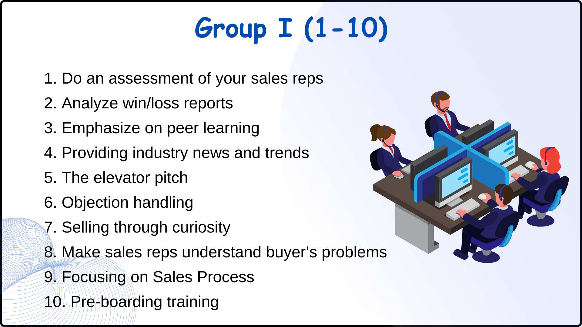 Sales training ideas Part-1