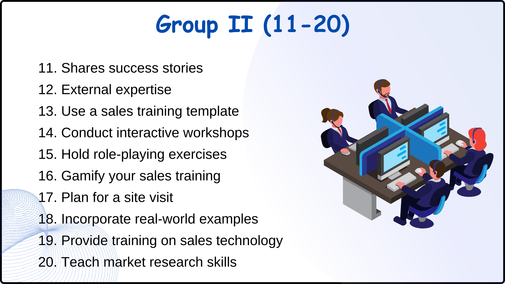 Sales training ideas Part-2