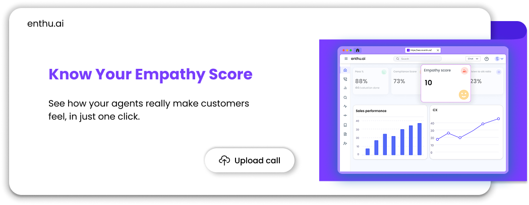 Empathy statement - upload a call
