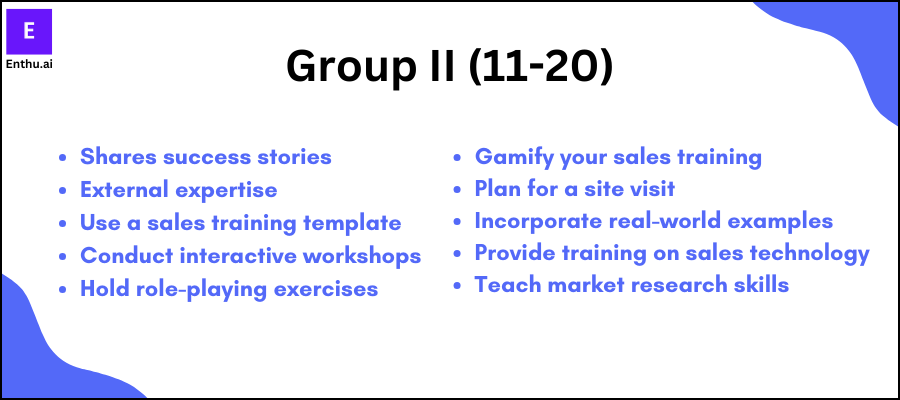 Sales training ideas Part-2