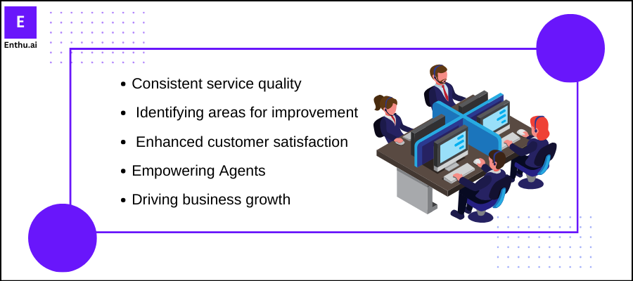 Benefits of using QA scorecards in a call center