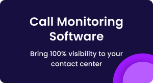 Call monitoring software