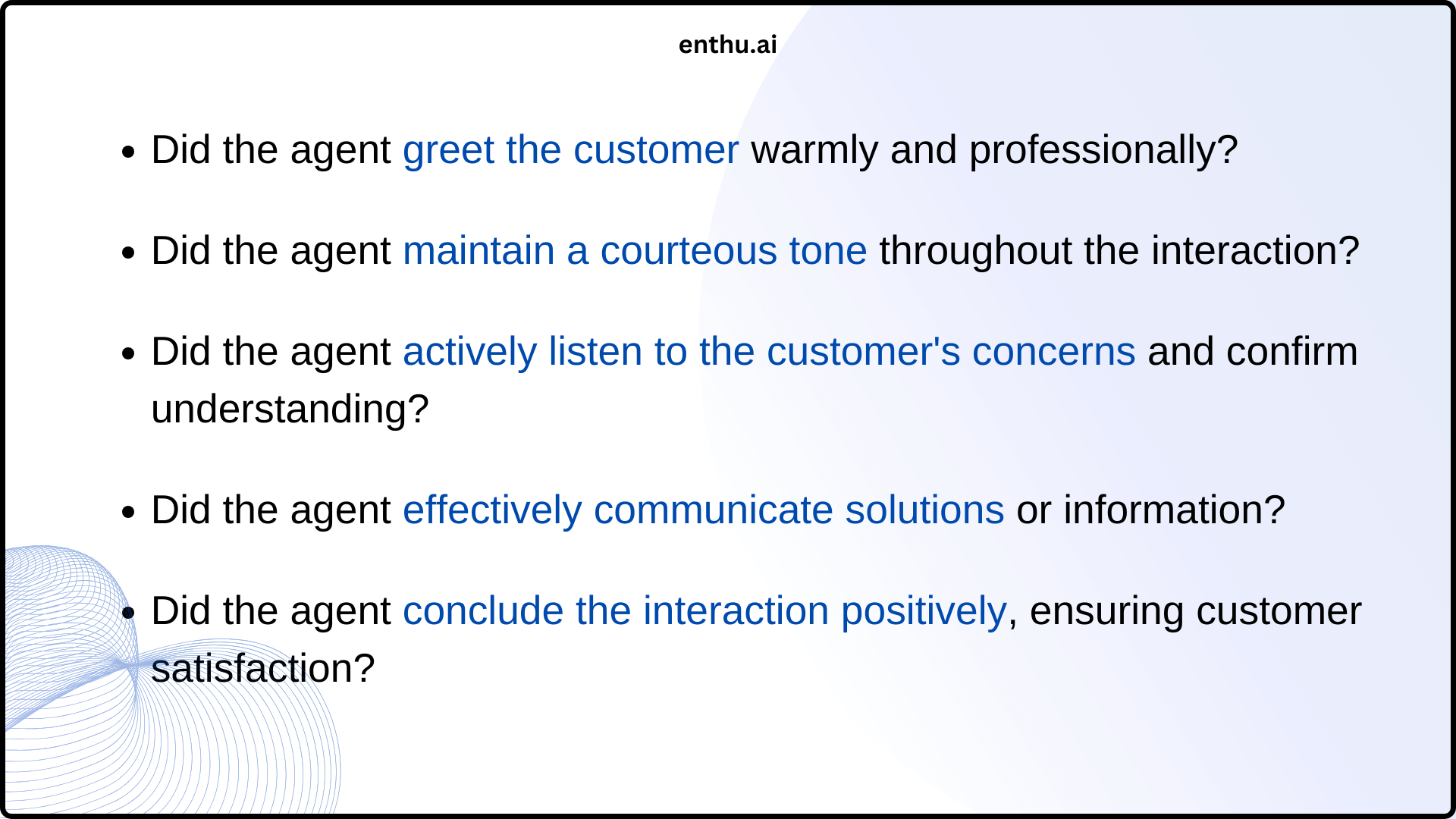 example for the communication skills section