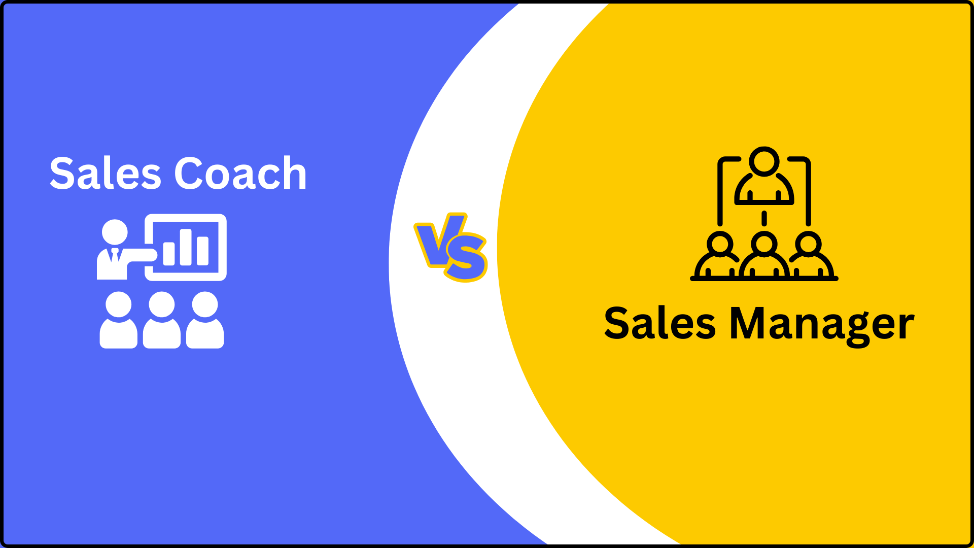 Difference between a sales coach and a sales manager
