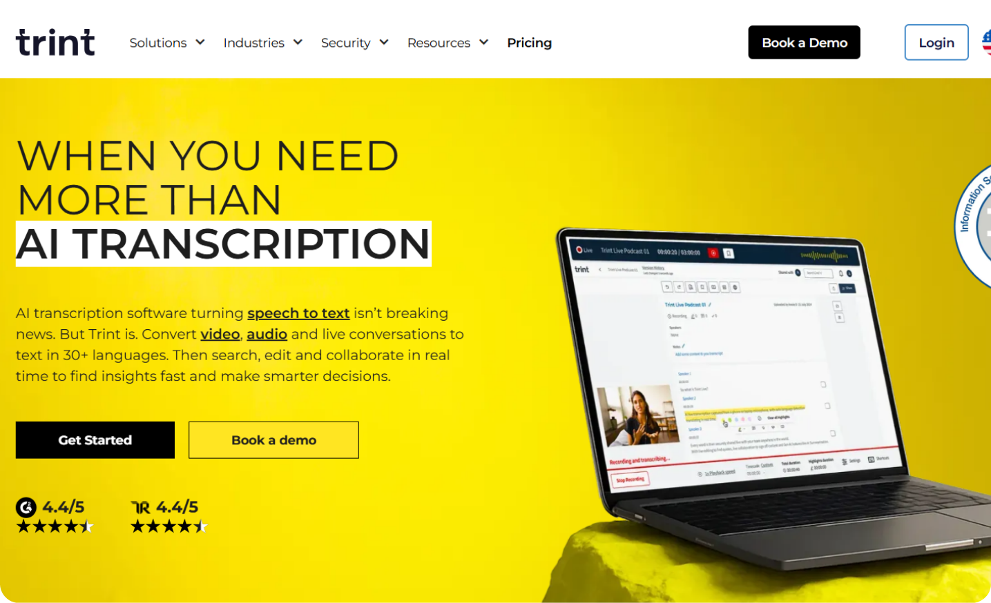 Trint Call Transcription Software