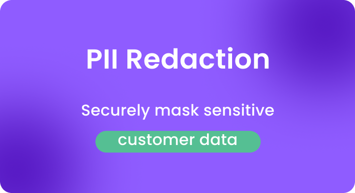 PII redaction