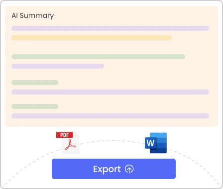 Download AI call summary