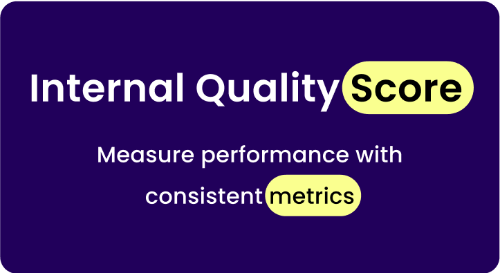 internal quality score