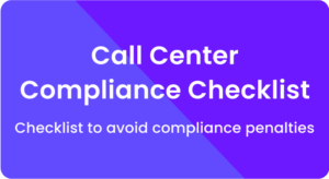 Call center compliance checklist
