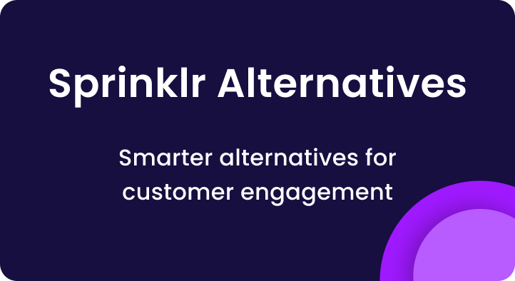 Sprinklr Alternatives