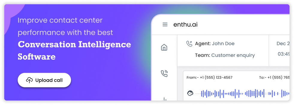 Conversation intelligence software: CTA