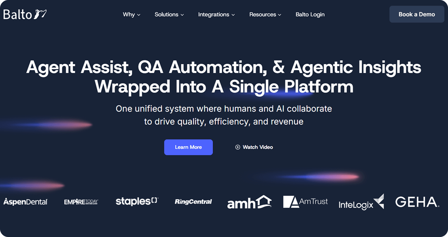 Balto Auto QA software