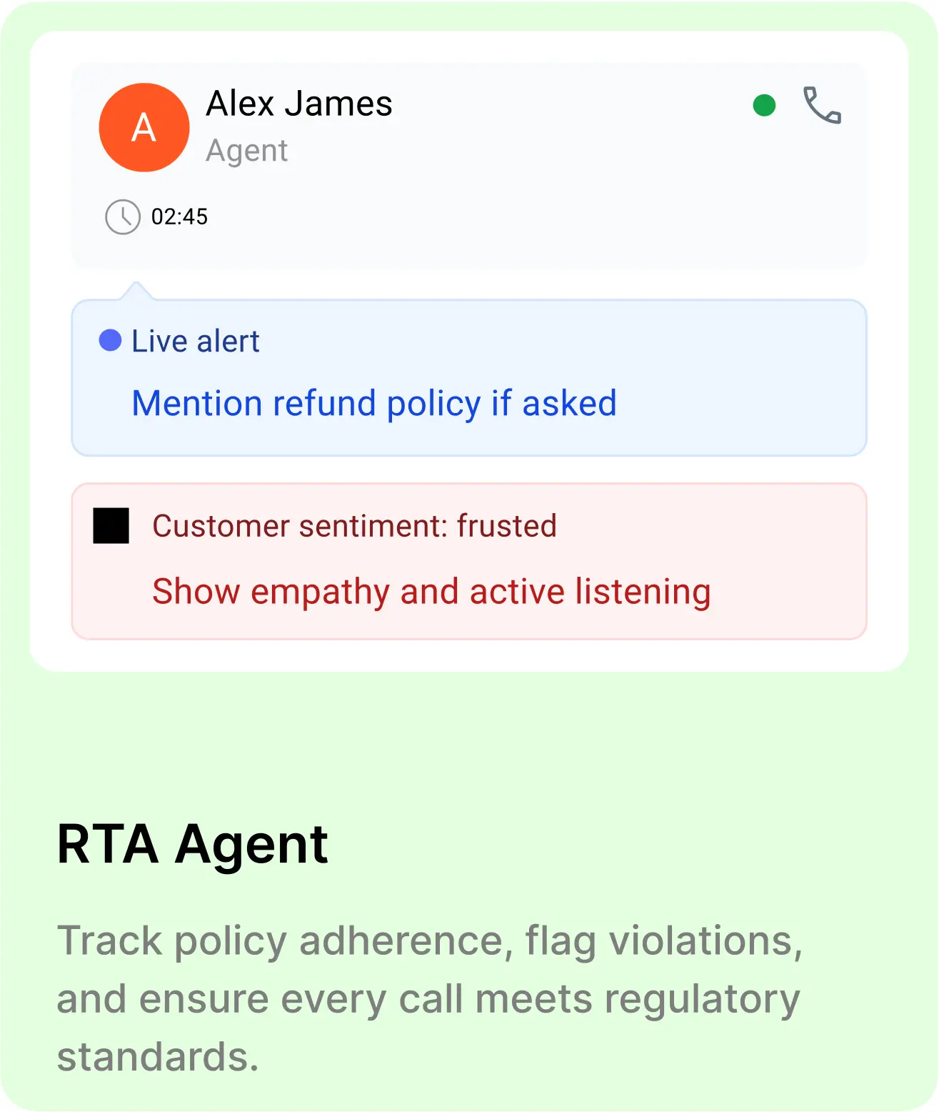 Home-RTA Agent